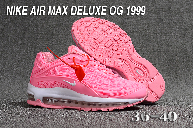 Women Nike Air Max Deluxe OG 1999 Pink White Shoes